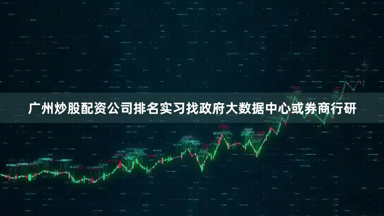 广州炒股配资公司排名实习找政府大数据中心或券商行研